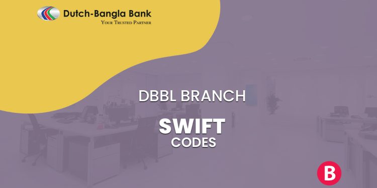 DBBL Branch SWIFT Codes