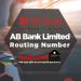 AB Bank Branch Routing Numbers