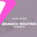 BDBL Bank Branch Routing Numbers