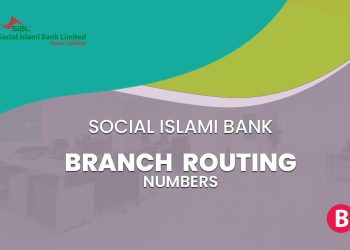 Social Islami Bank Branch Routing Numbers