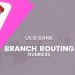 UCB Bank Branch Routing Numbers