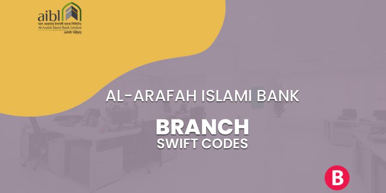 Al-Arafah Islami Bank Branch Swift Codes