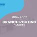 BRAC Bank Routing Number All Branch