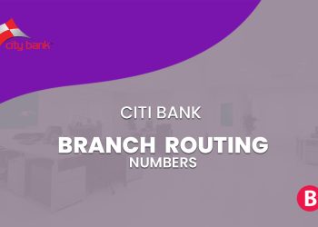 Citibank Branch Routing Numbers