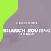 HBL Branch Routing Numbers