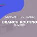 Mutual Trust Bank Branch Routing Numbers