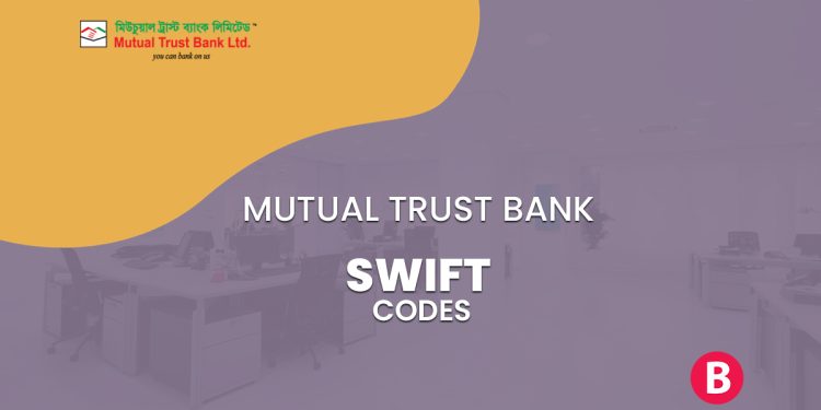 Mutual Trust Bank SWIFT Codes