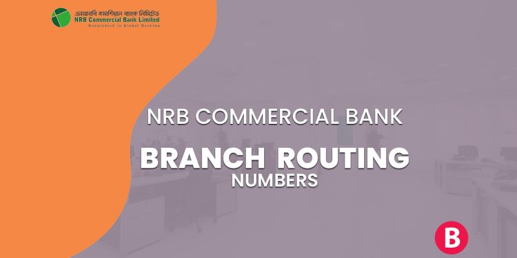 NRB Commercial Bank Branch Routing Numbers