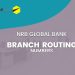 NRB Global Bank Branch Routing Numbers