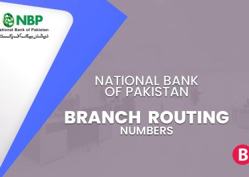 National Bank of Pakistan Branch Routing Numbers