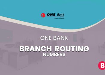 One Bank Branch Routing Numbers