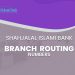 Shahjalal Islami Bank Branch Routing Numbers