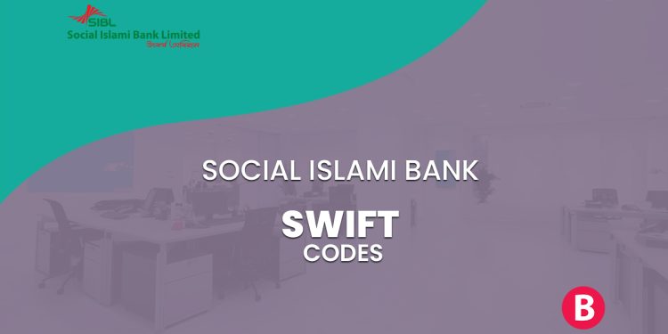 Social Islami Bank SWIFT Codes