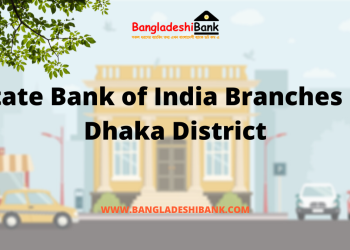 State Bank of India Branches In Dhaka District