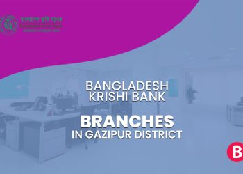 Bangladesh Krishi Bank Branches In Gazipur District