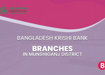 Bangladesh Krishi Bank Branches In Munshiganj District