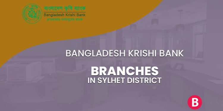 Bangladesh Krishi Bank Branches In Sylhet District - BangladeshiBank.com