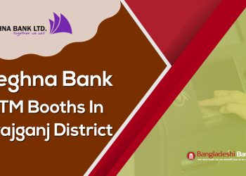 Meghna Bank ATM Booths In Sirajganj District