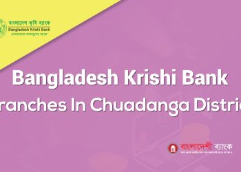 Bangladesh Krishi Bank Branches In Chuadanga District